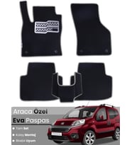 FİAT FİORİNO KOLTUKLU (2007-2021) Uyumlu EVA Paspas Tam Set–Araca Özel,Su Geçirmez