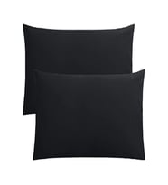 Misslinrdahome %100 Pamuklu Siyah Iki Adet 50x70 Yastık Kılıfı (Natural)