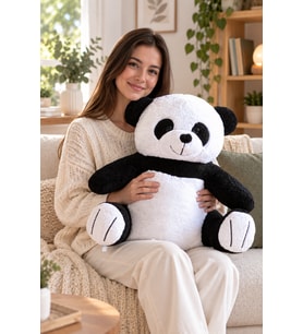 SEVİMLİ PANDA 90 cm (Beyaz)