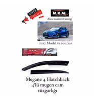 Megane 4 Hatchback 2017 Ve Üzeri Model 4'Lü Mugen Cam Rüzgarlıgı