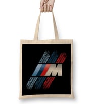 Bmw M Logo Artwork Bez Çanta Uzun Saplı