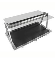 Electrolux Professional D04C3O Drop-ın Tempered Glass Top, 3gn Wıth A Type Overshelf Wıth Hot Lamps ,341181