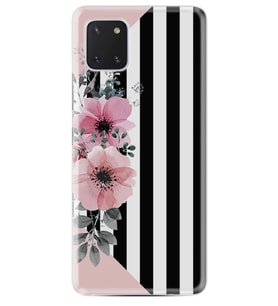 Samsung Galaxy Note 10 Lite Kılıf Desenli Silikon Güzel Kılıf Flowers 4 1390