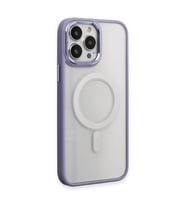 Apple İphone 15 Pro Kılıf Room Magneticsafe Silikon - Lila