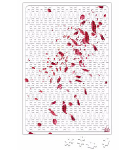 Petolas Branca Feminina e Masculina Puzzle 240 Parça Yapboz