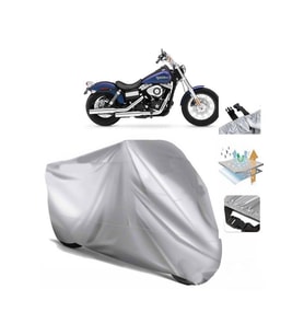 Dyna Street Bob Fxdb (bağlantı Tokalı) Uyumlu SolarBlock Prime Motosiklet Brandası Örtüsü (Siyah)