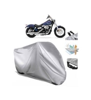 Dyna Street Bob Fxdb (bağlantı Tokalı) Uyumlu SolarBlock Prime Motosiklet Brandası Örtüsü (Siyah)