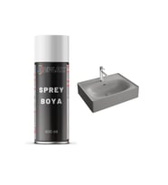 Gri Mutfak Banyo Lavabo Evye Sprey Boyası Suya Dayanıklı 400 Ml.