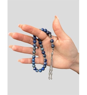 8 mm Küre Kesim Lapis Lazuli Doğal Taş Tesbih