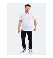 Slazenger Sloan  Erkek Delikli Kısa Kol T-shirt - Slazenger - Beyaz - ST01419-Beyaz-S (Beyaz)