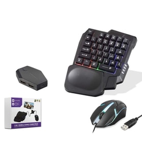 Pubg Mobile Klavye Mouse Konsol Dönüştürücü Siyah Andorid Uyumlu Nodar Nd762