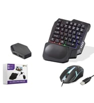 Pubg Mobile Klavye Mouse Konsol Dönüştürücü Siyah Andorid Uyumlu Nodar Nd762