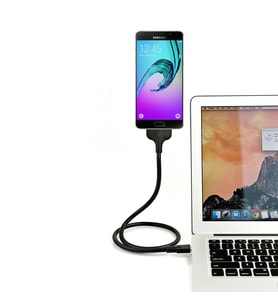 Lazy Acrobat Metal Usb Stand Android Micro Usb-(5775) - GLST6691-9004