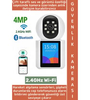 Ev Bebek Yaşlı Odası Evcil Hayvan Gözetim Çift Taraflı Ses Hareket Algısı 2.4GHz Wi-Fi Akıllı Kamera