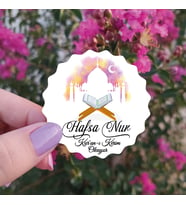 Hatim Hatırası Ahşap Magnet