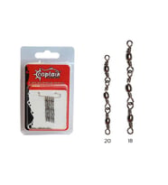 Captain 5100 3 Zincir Fırdöndü 5'li Paket Nikel No:20