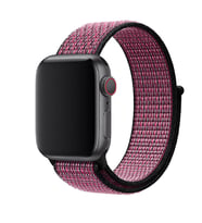 Apple Watch Ultra 49mm Uyumlu Kordon Hasır Örgü Cırt Cırtlı Terletmeyen Zore KRD-03 Kumaş Kayış