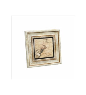 Eskiz çizim (Leonardo Da Vinci) Baskılı Taş Tablo 20x20
