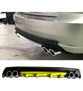 Hyundai Accent Admire Sarı Difüzör Çiftli Yuvarlak Egzoz Görünümlü D Tip Difizör 2003 - 2006