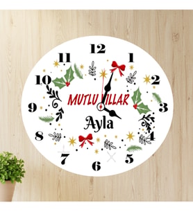 Yılbaşı İsimli Duvar Saati