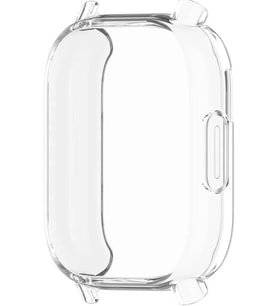 XIAOMI Redmi Watch 5 Lite ile Uyumlu Tam Kapatan Çerceve Önü Kapalı Tasarım Silikon Kılıf Çerçeve Darbe ve çiziklere Karşı Koruma Şeffaf
