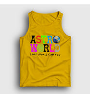 Presmono Unisex Sarı Astroworld V3 Travis Scott Atlet 44353tt (Sarı)
