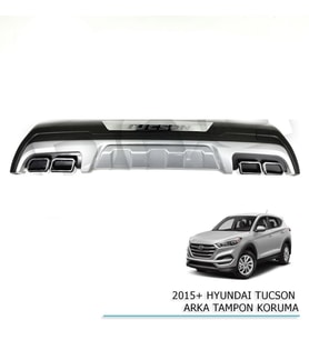 Hyundai Tucson Uyumlu Arka Koruma 2015-2018 Parça (Çok Renkli)