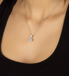 BAGET 925 AYAR SWAROVSKİ KOLYE