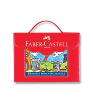 FABER CASTELL REDLINE PLASTİK ÇANTALI PASTEL BOYA 18'Lİ