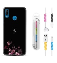 Huawei P20 Lite Mate 10 20 Lite Pro P40 Lite KılıfKablo Koruma Spiral Silikon Love 1629