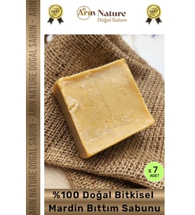 #bıttım Doğal Güzel Kokulu El Yüz Saç Vücut Orijinal Bitkisel Mardin Bıttım Sabunu 120g - 7 Adet