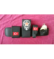 ÖZEL GÜVENLİK TESİSAT BEL KILIFI(+)ÖZEL GÜVENLİK ROZETLİ CÜZDANI(+)ÖZEL GÜVENLİK PALASKASI (3-AD) URUN,SATINAL,SIVILE SATILMAZ.