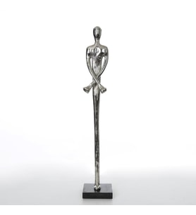 Vitale Sadu Büyük Dekoratif Figür Silver 75 cm AK.IJ0028