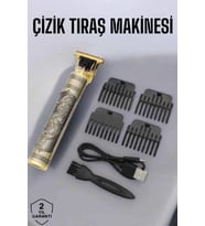 Profesyonel Şarjlı Saç Ve Sakal Şekillendirici Çizik Tıraş Makinesi