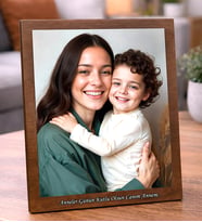 Anneler Gününe Özel Ahşap Çerçeve Masaüstü Fotoğraflı Ahşap Mdf Resimli Çerçeve