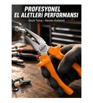 Mey İthalat® Ergonomik Saplı Hassas Kavrama Dövme Çelik Pense
