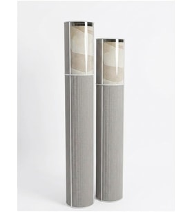 Halı Hurcu Gri Çizgili – Fermuarlı Toz Geçirmez Organizer Hurç, Büyük Kapasiteli Saklama Torbası (1 Adet) (4M² 38x170 Cm)