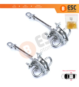 Alfa Romeo 147 937 Hatchback 2001-2010 46790383 İçin 2 EA Arka Sağ ve Sol Kapı Gergi Yayı