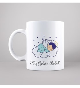 Hoş Geldin Bebek Tasarımlı Kupa