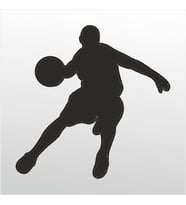 Folyo Sticker Basketbol 70cm Uzunluk (Karışık)