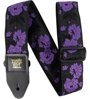 Ernie Ball Jakarlı Gitar Kemeri - Lavanta Gülü
