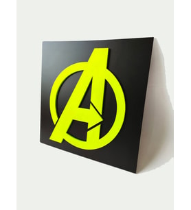 Mony Tasarım Avengers Süper Kahraman Ahşap Mdf Tablo