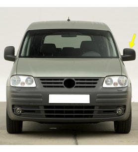 VW Caddy 2004-2010 Sol Dış Dikiz Aynası Komple Elektrikli 2K1857507K
