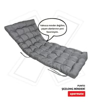 XPERMATE Şezlong Minderi PUNTO 60x180x12 cm Antrasit (Antrasit)