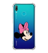 Huawei Y9 2019  Köşe Korumalı Antişok Kapak Minnie Mouse Tasarımlı Şeffaf  Kılıf