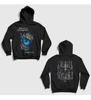 Presmono Unisex Siyah Nightmare Avenged Sevenfold Sırt Baskılı Kapüşonlu Sweatshirt 518381tt