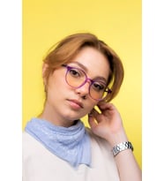 Niobe Matte Purple Mavi Işık Filtreli Ekran Gözlüğü