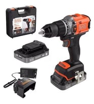 Black + Decker Bld683D2Xk-Qw 18V Kömürsüz Darbeli Matkap/Vidalama – 2 X 2.0Ah Batarya, 1A Şarj Cihaz