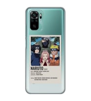 Redmi Note 10/Note 10S Uyumlu Naruto Anime Desenli Şeffaf Telefon Kılıfı