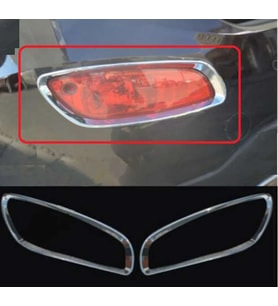 Hyundai Santa Uyumlu Fe 2006 2012 Arka Reflektör Çerçevesi Krom Parça